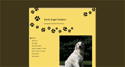 Desktop Screenshot of earthangelgoldens.com